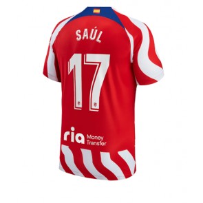 Atletico Madrid Saul Niguez #17 Hemmatröja 2022-23 Kortärmad